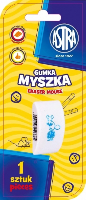 Gumka myszka 1szt ASTRA