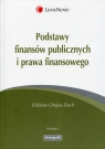 Podstawy finansów publicznych i prawa finansowego  Chojna-Duch Elżbieta