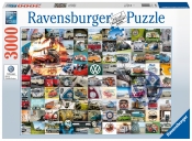 Ravensburger, Puzzle 3000: 99 momentów kampera VW (160181)