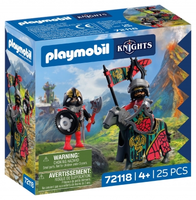 <img src='https://webimage.pl/pics/181/1/d4008789721181.jpg' style='height:440px' /> Playmobil Przywódca rycerzy herbu Smok 72118