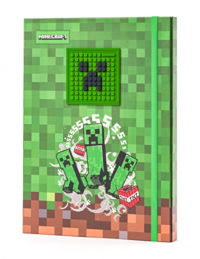 PIXIE CREW  Teczka kartonowa A4 Minecraft  + 30 pikseli PXN-18-35