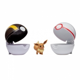 Pokemon Clip N Go Bandolier zestaw + Figurka Eevee Seria 1