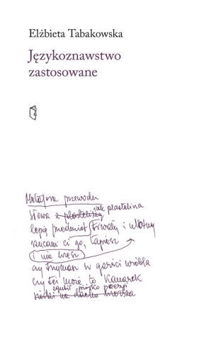 Językoznawstwo zastosowane - Elżbieta Tabakowska