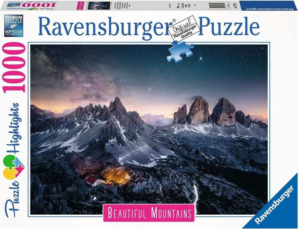 Puzzle 2D 1000 elementów: Tre Cime, Dolomity Italy (17318)