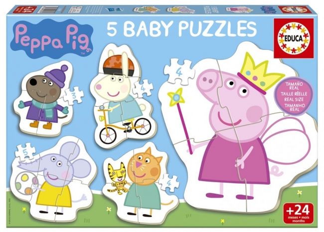 Puzzle 3-5 Świnka Peppa