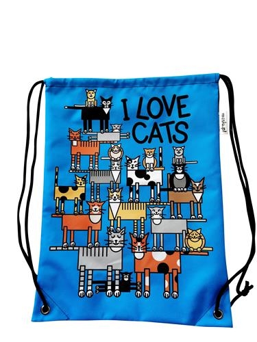 Worek szkolny plecak Love cats MESIO
