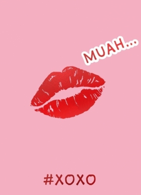 Karnet B6 Walentynki - Usta