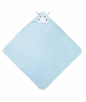 Okrycie kąpielowe Hipopotam blue 100x100cm