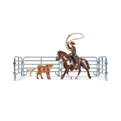 Schleich Farm World, Kowboj łapiący na lasso (41418)