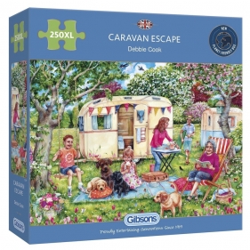 Gibsons, Puzzle 250 XL: Czas na kemping (G2718) - Debbie Cook