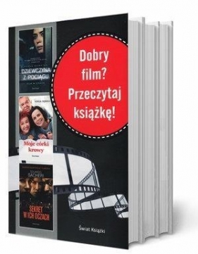 Pakiet Dobry film? Przeczytaj książkę! - Kinga Dębska, Paula Hawkins, Eduardo Sacheri