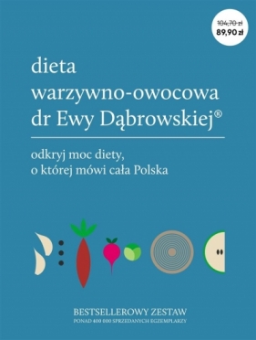 Pakiet: Dieta warzywno-owocowa dr Ewy Dąbrowskiej - Paulina Borkowska, Dąbrowska Beata Anna