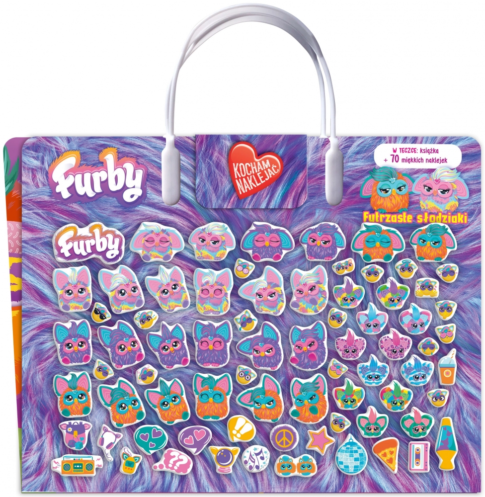 Kocham naklejać. Furby. Futrzaste słodziaki
