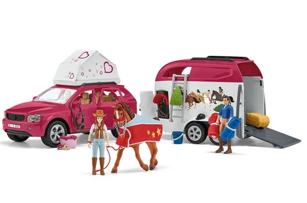 Schleich, Przygoda z samochodem i przyczepą dla konia (SLH42535)