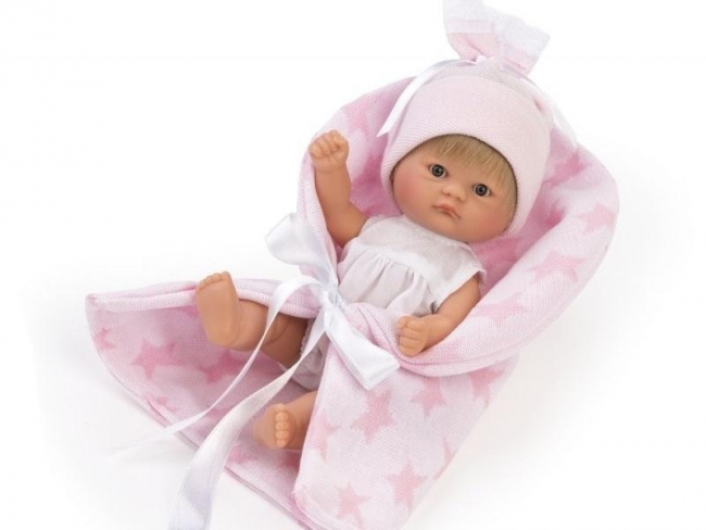 Lalka hiszpańska Bomboncin z kocykiem 20cm