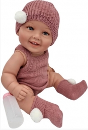 Lalka hiszpańska Diana 47cm ciemny róż