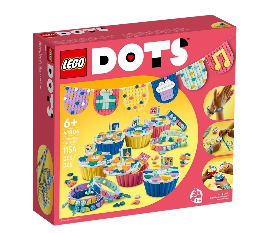 Lego DOTS: Pełny zestaw imprezowy (41806) (Uszkodzone opakowanie)