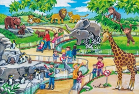Puzzle 3x24: Dzień w zoo