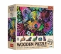Puzzle 500+1 Puzzle drewniane Kolorowy szczeniaczek