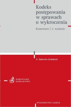 Kodeks postępowania w sprawach o wykroczenia Komentarz