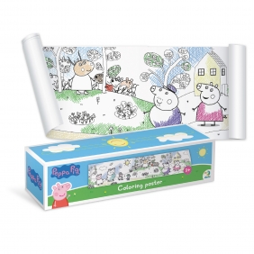 Kolorowanka na rolce - Świnka Peppa Pig