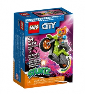  LEGO City: Motocykl kaskaderski z niedźwiedziem (60356)Wiek: 5+