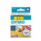 Taśma Dymo D1 6 mm x 7 m żółta/czarny nadruk