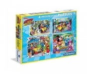 Puzzle Mickey Raźni rajdowcy 20+60+100+180 (07718)
