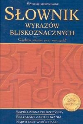 Słownik wyrazów bliskoznacznych kieszonkowy - <br />