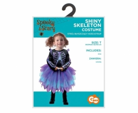 Strój dla dzieci Błyszczący Kościotrup rozm.92/104