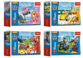 Trefl, Puzzle MiniMaxi: Psi Patrol - Pojazdy ratunkowe (56018)