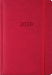 Kalendarz 2020 A5 dzienny Lux Registry szary