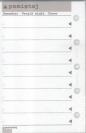 Wkład do organizera MEM/M Pamiętaj ANTRA