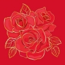  Karnet Uniwersalny - Red Velvet Roses