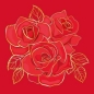 Karnet Uniwersalny - Red Velvet Roses