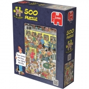 Puzzle 500: Jan van Haasteren - Piekło na peronie (17318)