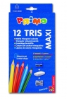 Kredki trójkątne Primo Maxi 12 kolorów