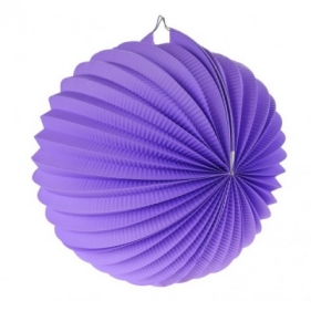 Lampion dekoracyjny kula lawendowy śr.25cm
