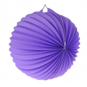 Lampion dekoracyjny kula lawendowy śr.25cm