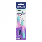 Pióro wieczne Pelikan Twist Color Edition - pastelowe + naboje