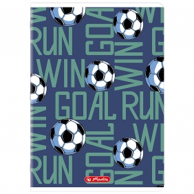 Zeszyt Herlitz A4/32k linia podwójna kolorowa, 1 szt