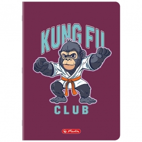 Zeszyt Herlitz A4/32k linia podwójna kolorowa, 1 szt