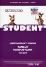  Matematyka z wesołym Kangurem Kategoria StudentMiędzynarodowy Konkurs