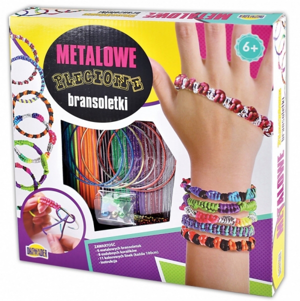 Zestaw kreatywny Metalowe plecione bransoletki (03003)