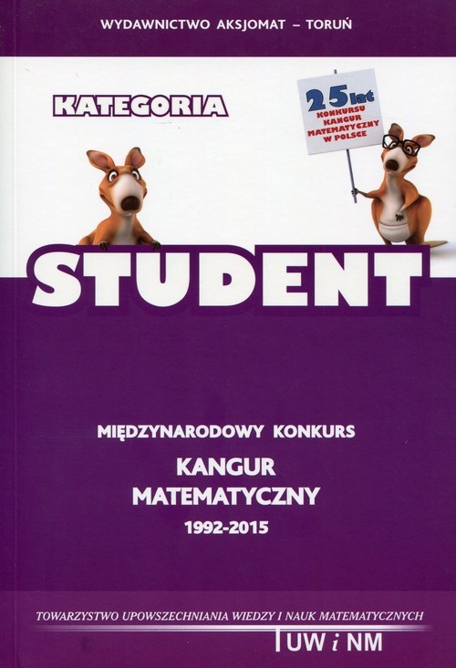 Matematyka z wesołym Kangurem Kategoria Student (Uszkodzona okładka)