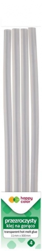 Klej do pistoletu na gorąco 4szt HAPPY COLOR