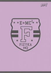 Zeszyt a5 60k krata laminowany fizyka ściąga college
