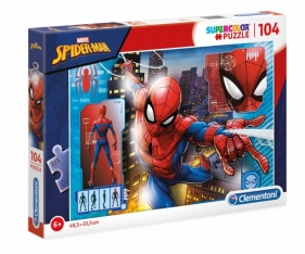 Clementoni, Puzzle SuperColor 104: Spider-Man (27118)