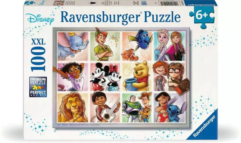 Ravensburger, Puzzle XXL 100: Disney Postacie (12004118)