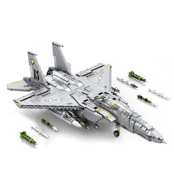 <img src='https://webimage.pl/pics/184/1/d6974077151184.jpg' style='height:440px' /> Klocki F-15E 1988el